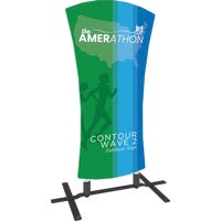 Contour Outdoor Sign Wave 2 - Plate Base