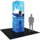 Formulate Backlit Four Sided Tower 02 Tension Fabric Structure
